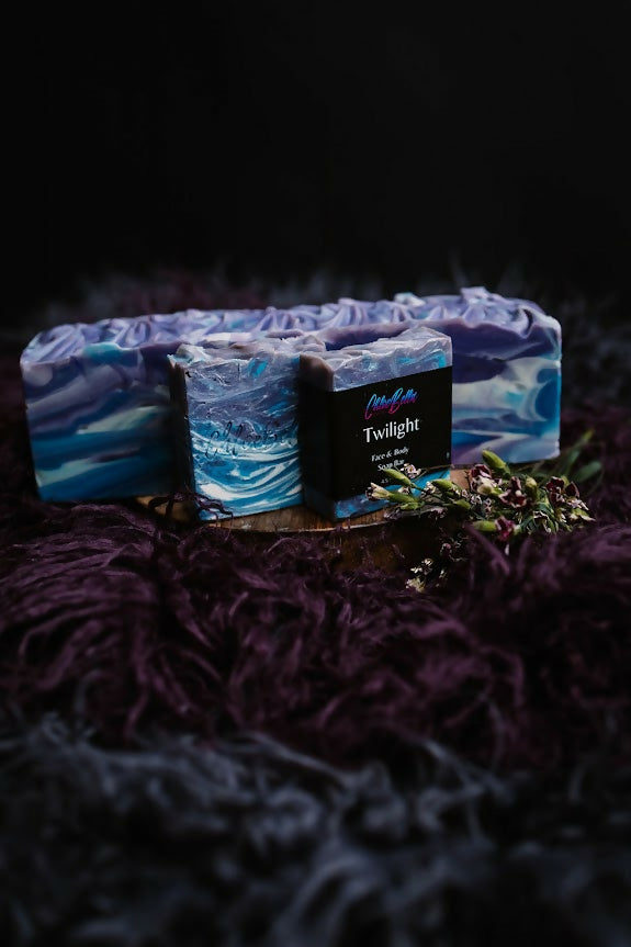 twilight soap loaf and bars
