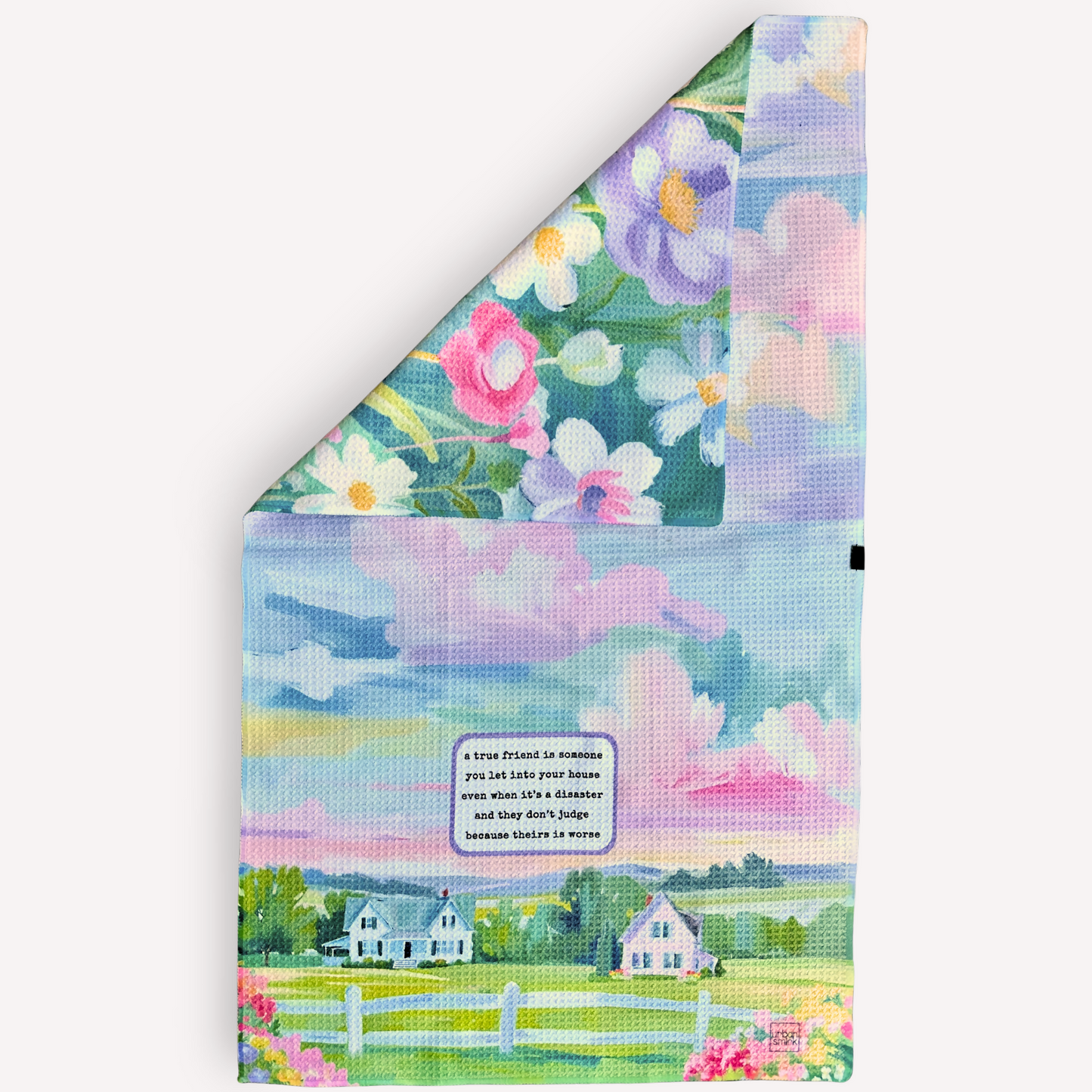 A True Friend - flat lay with corner fold