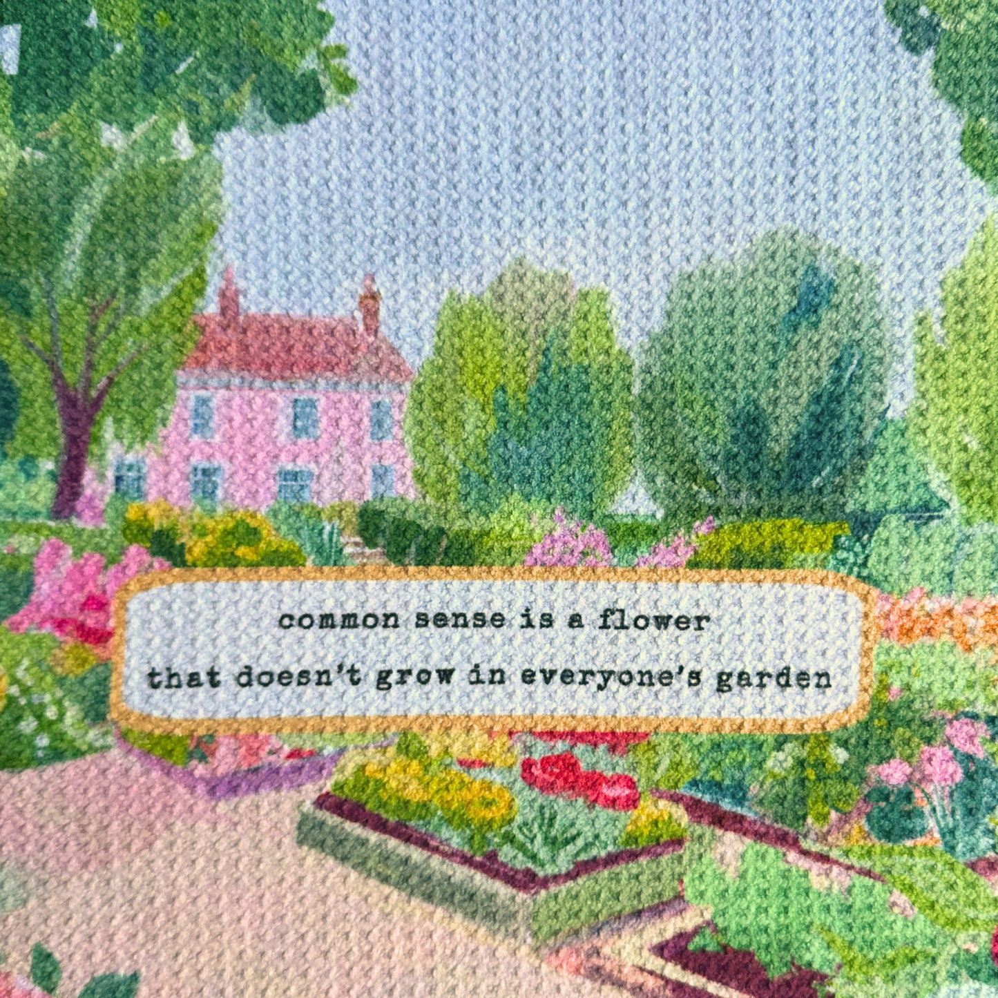 Common Sense Is A Flower - writing detail (1)