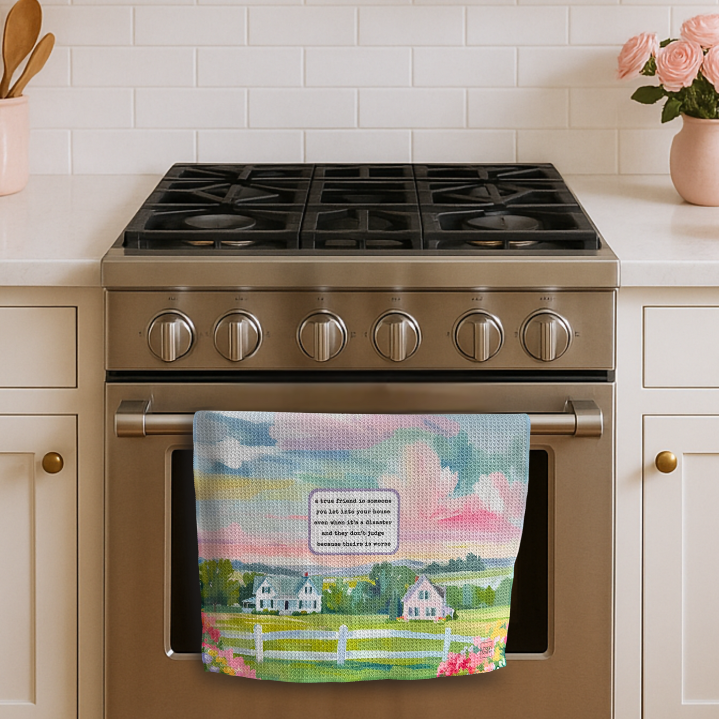 A True Friend - FRONT - oven door