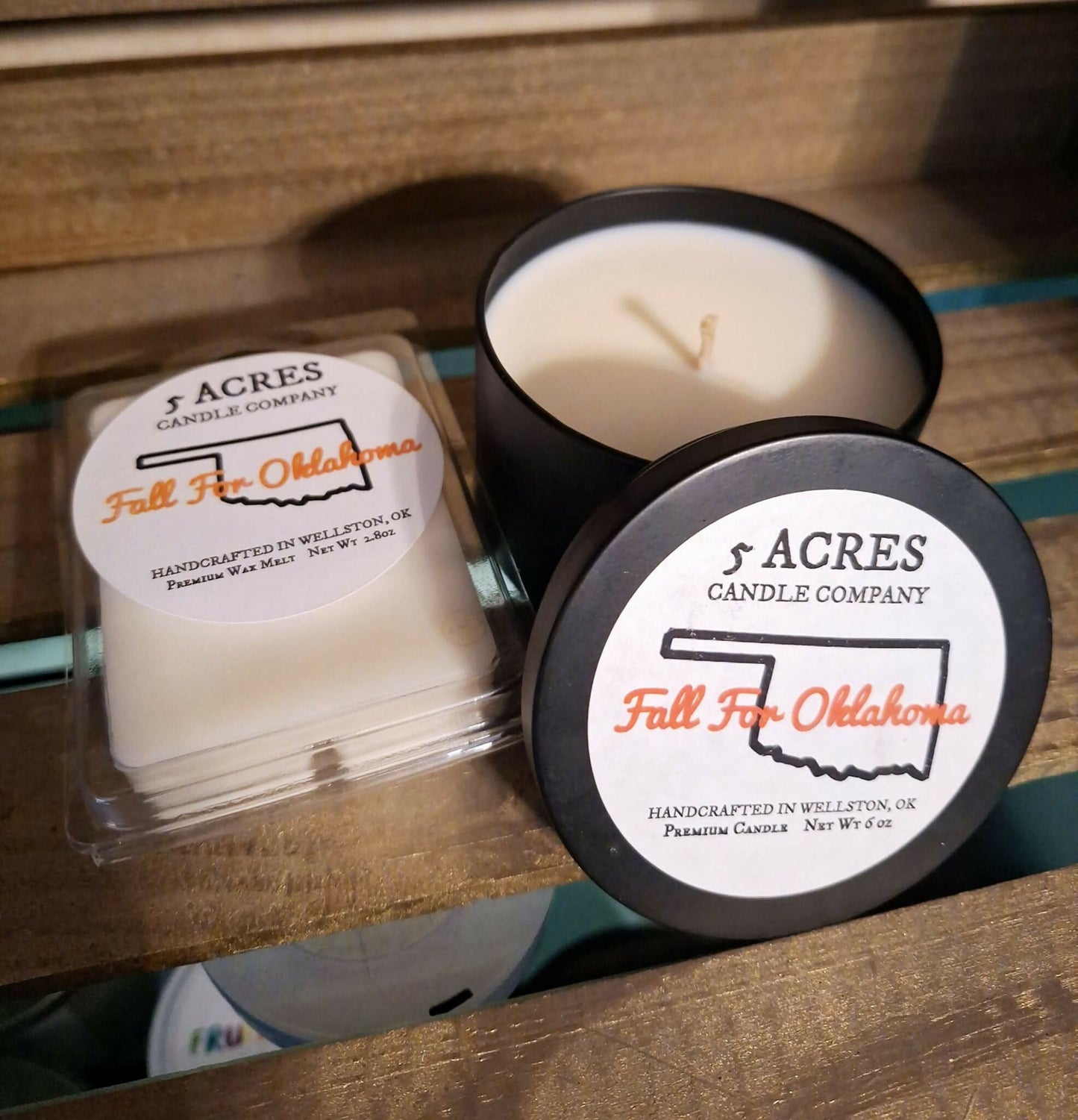 6 oz candle tin