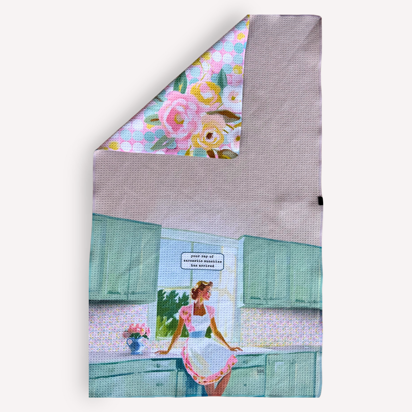 Ray of Sarcastic Sunshine - flat lay with corner fold (1)