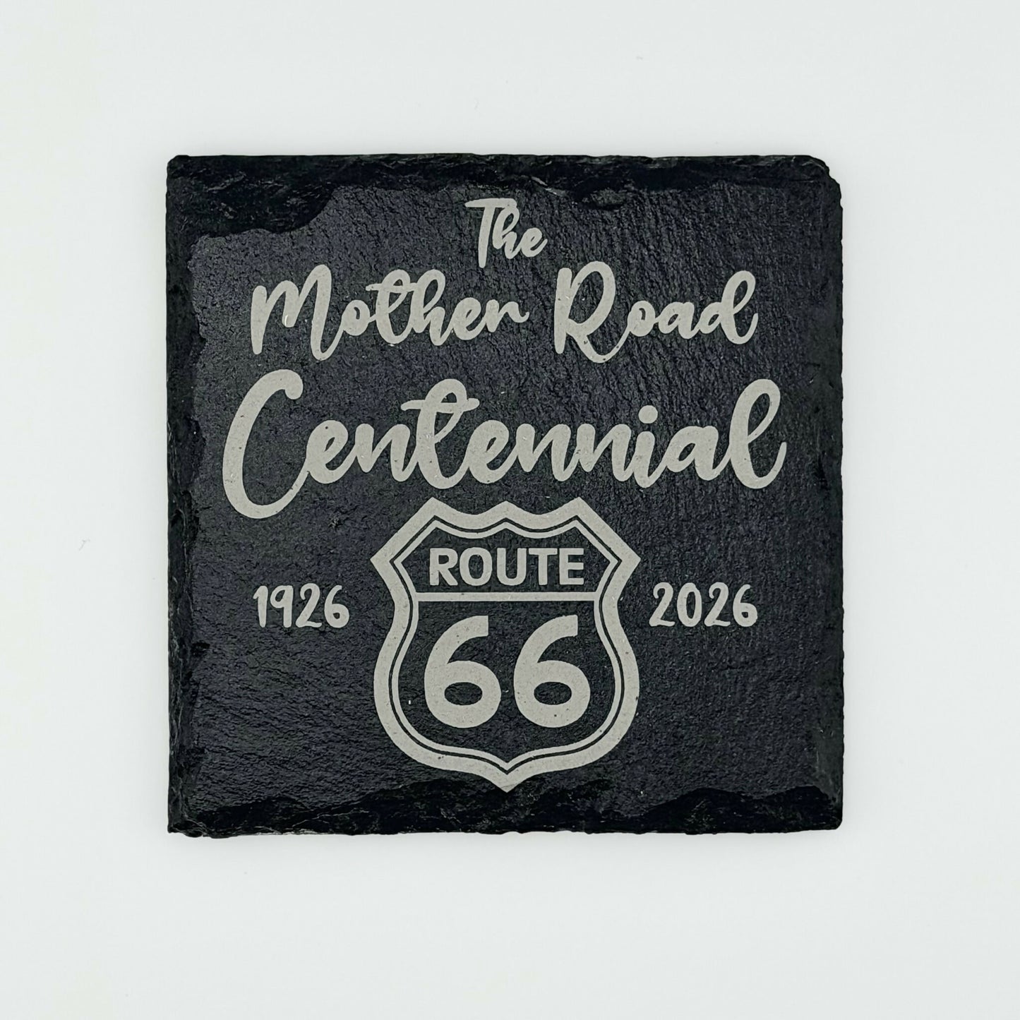 Route 66 Graphic Slate Coasters - 6 Sets of 4 Coasters