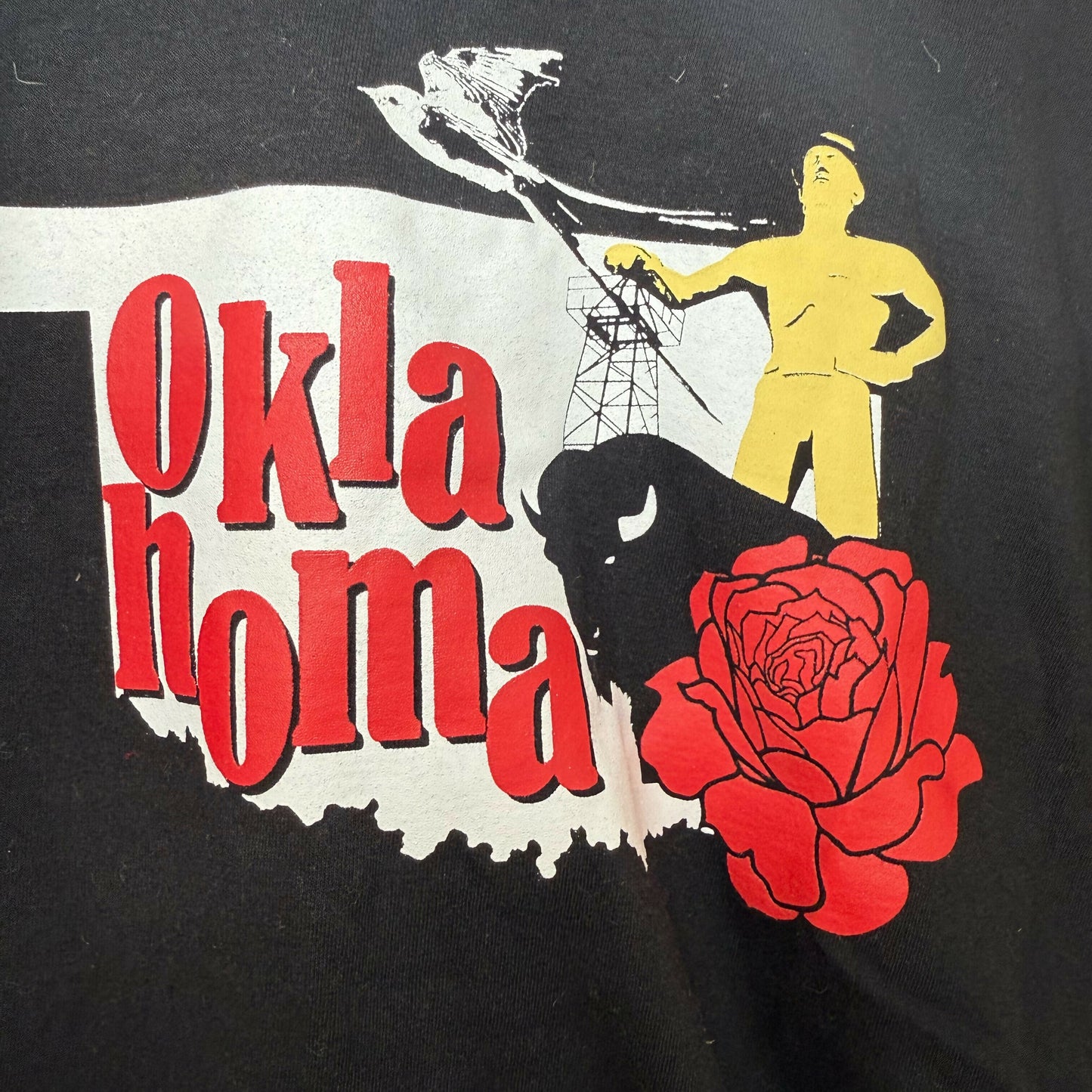 Black OK Oil Pullover