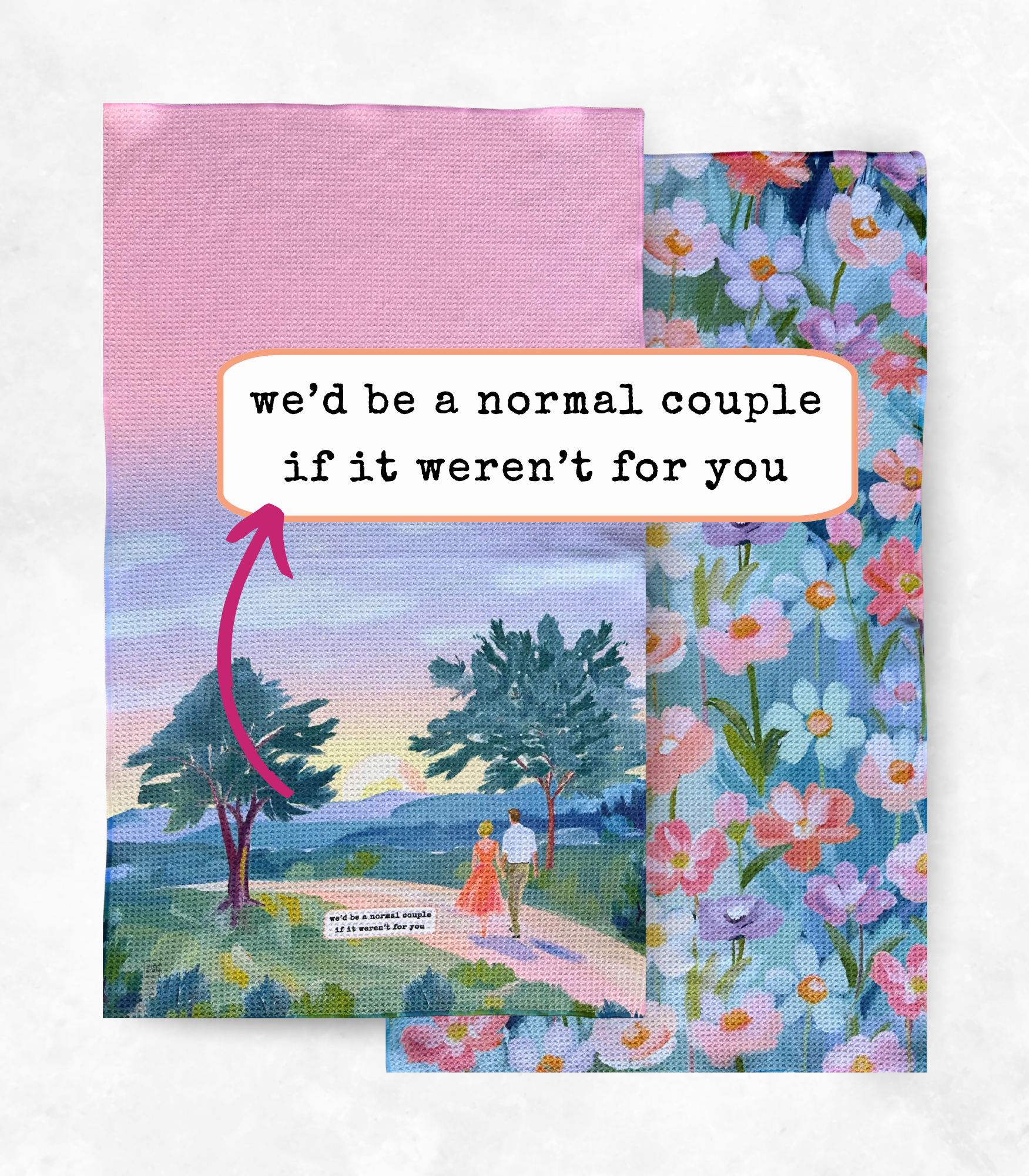 Normal Couple - Front, Back & Text Box
