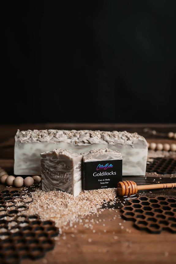 goldilocks soap loaf and bars 2
