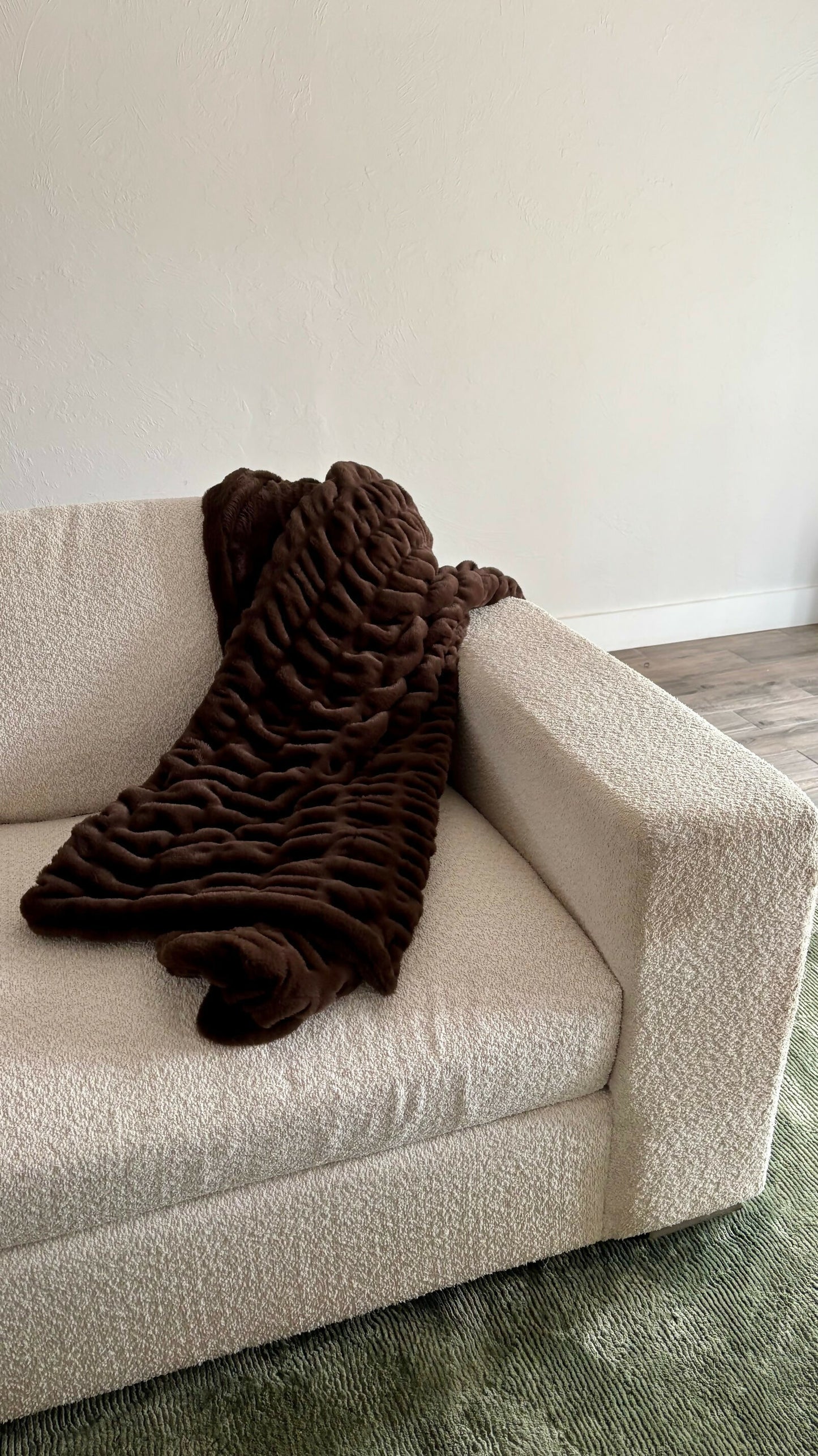Small Lush Faux Fur Blanket