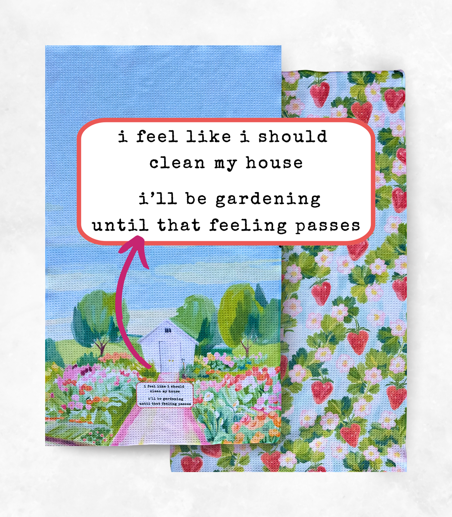 Clean My House Gardening - Front, Back & Text Box