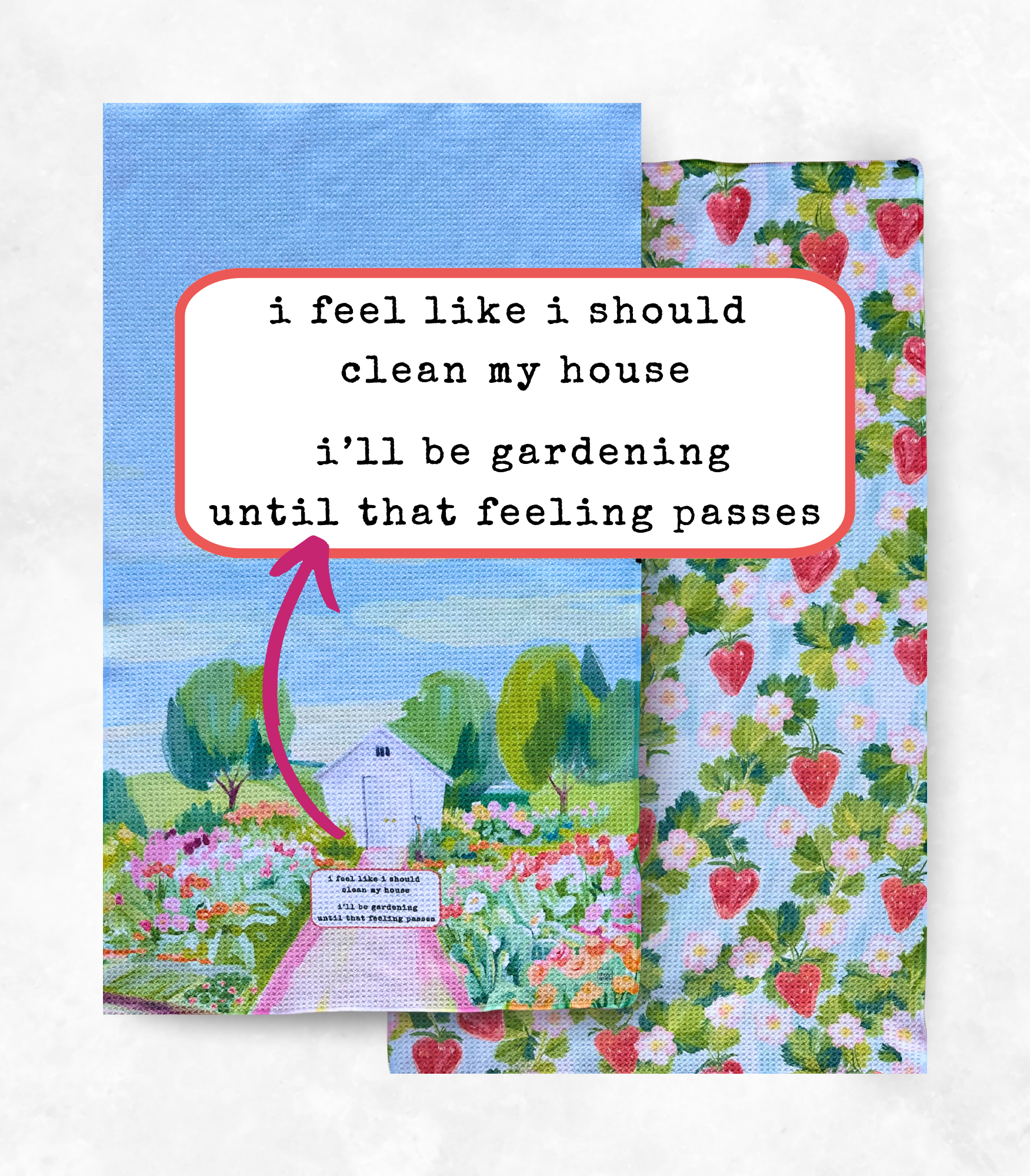 Clean My House Gardening - Front, Back & Text Box