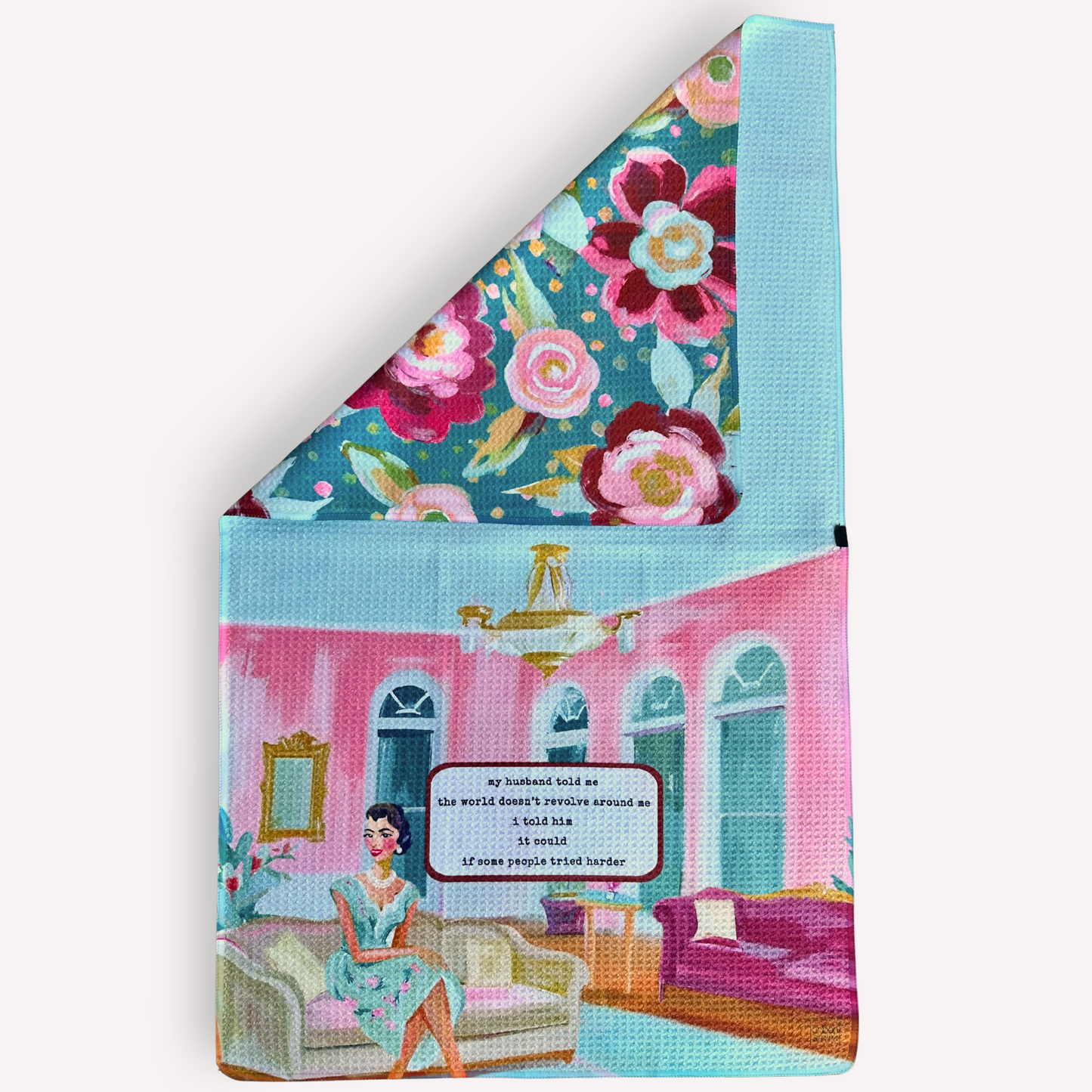 Revolve Around Me  - flat lay with corner fold