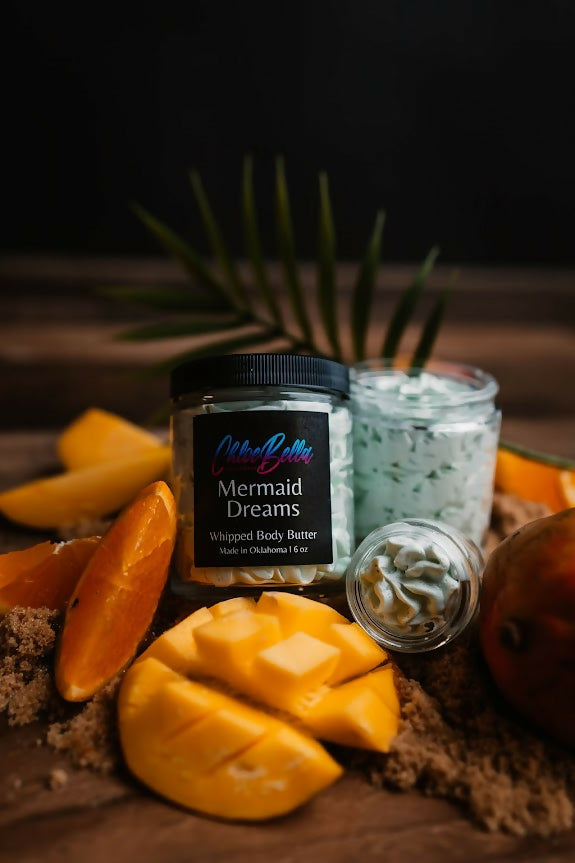 mermaid dreams body butter 6 oz and 1 oz