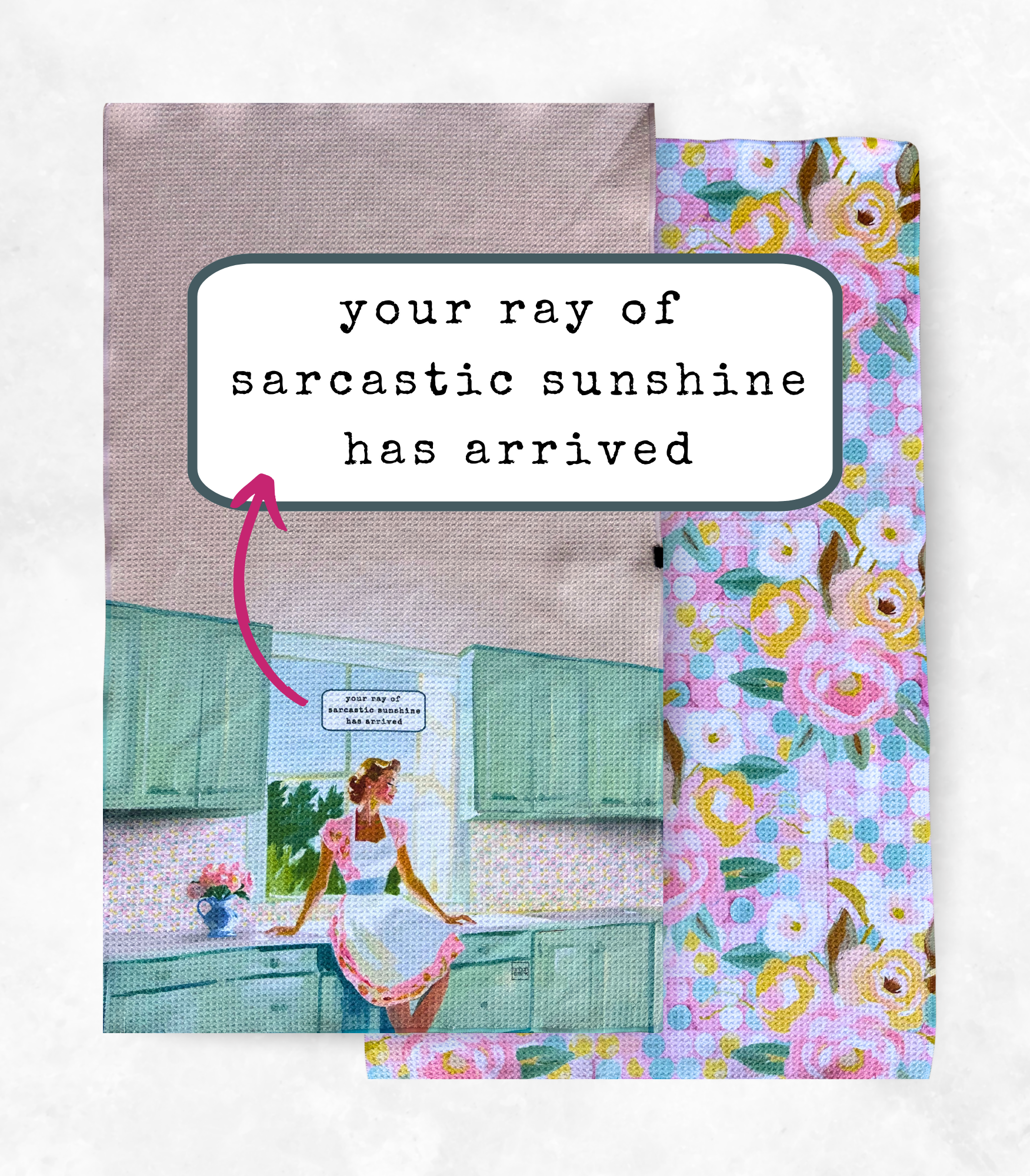 Ray of Sarcastic Sunshine - Front, Back & Text Box