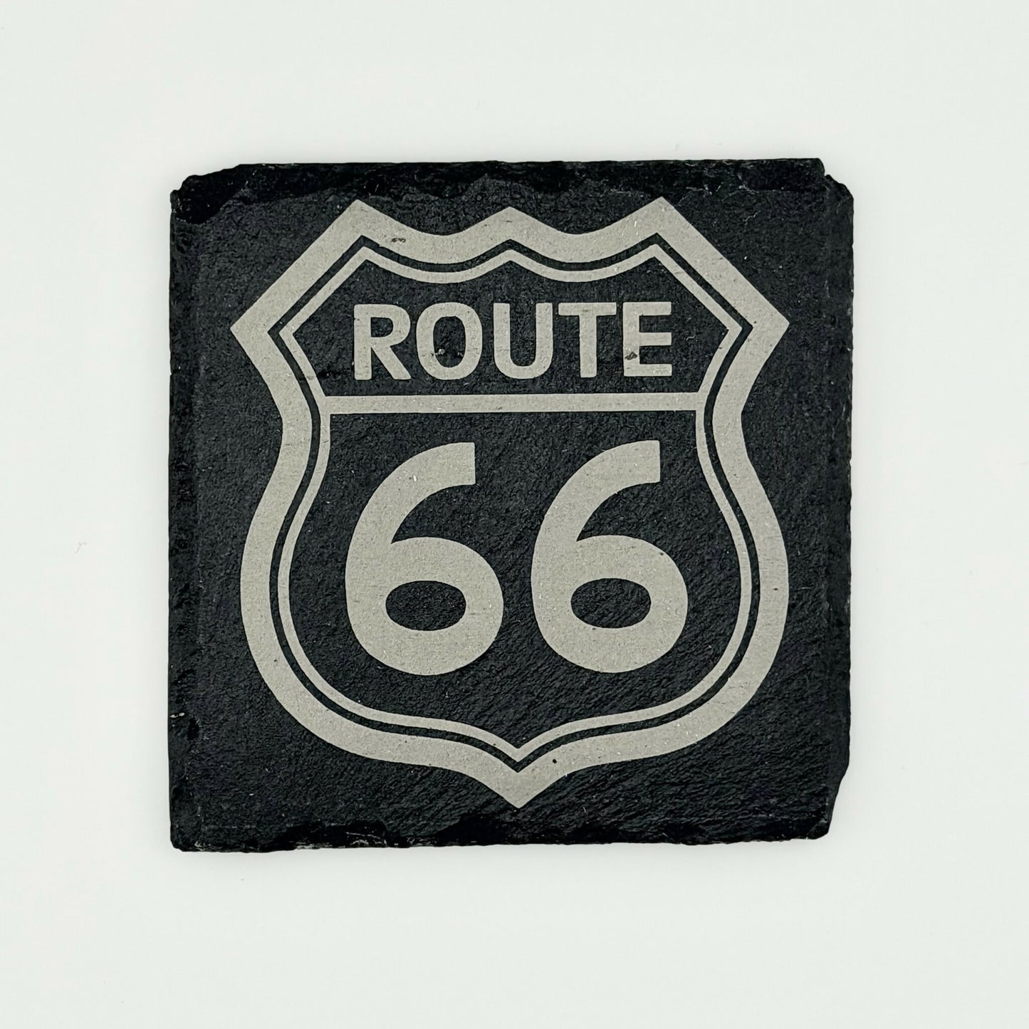 Route 66 Graphic Slate Coasters - 6 Sets of 4 Coasters