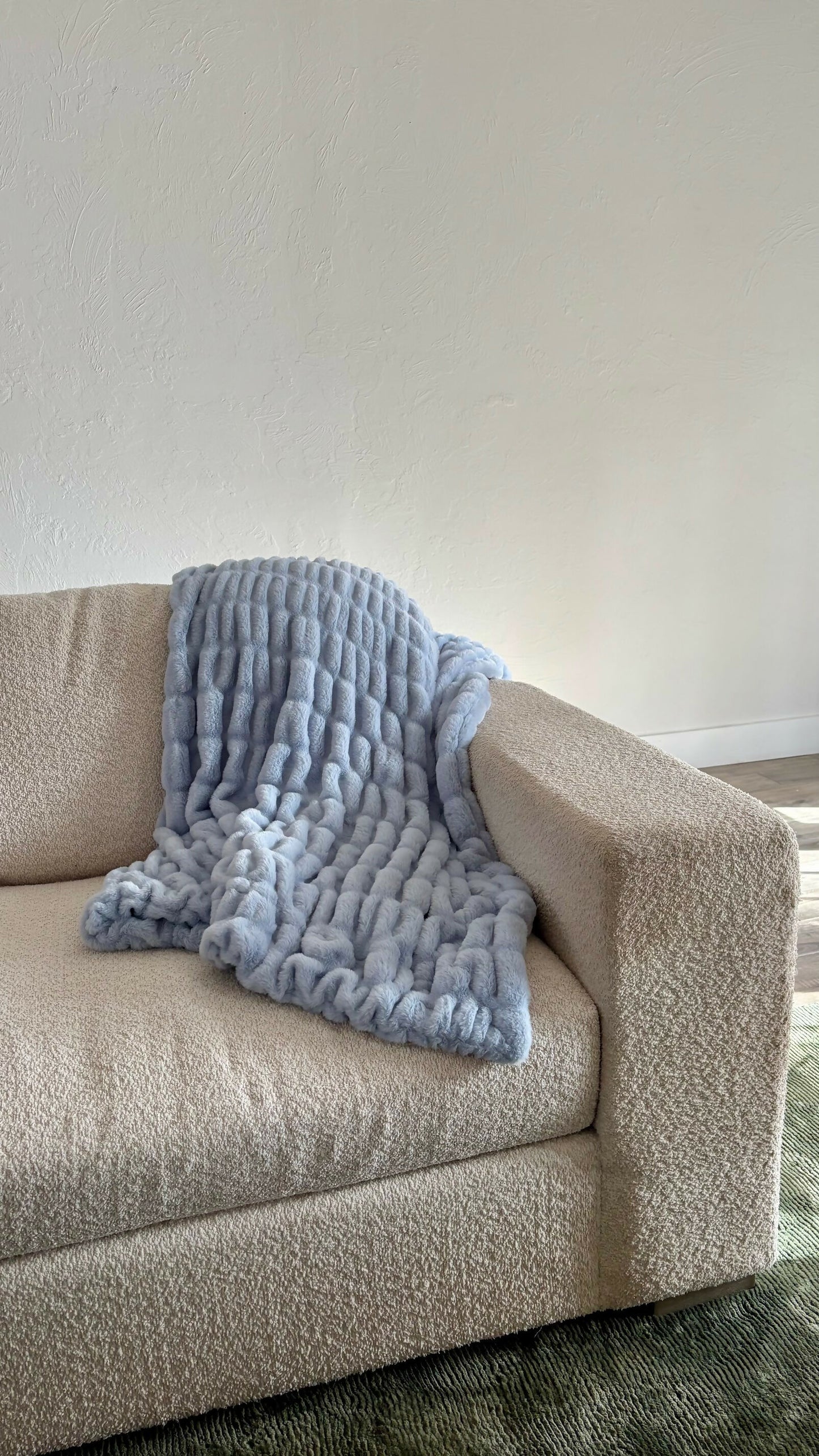 Small Lush Faux Fur Blanket