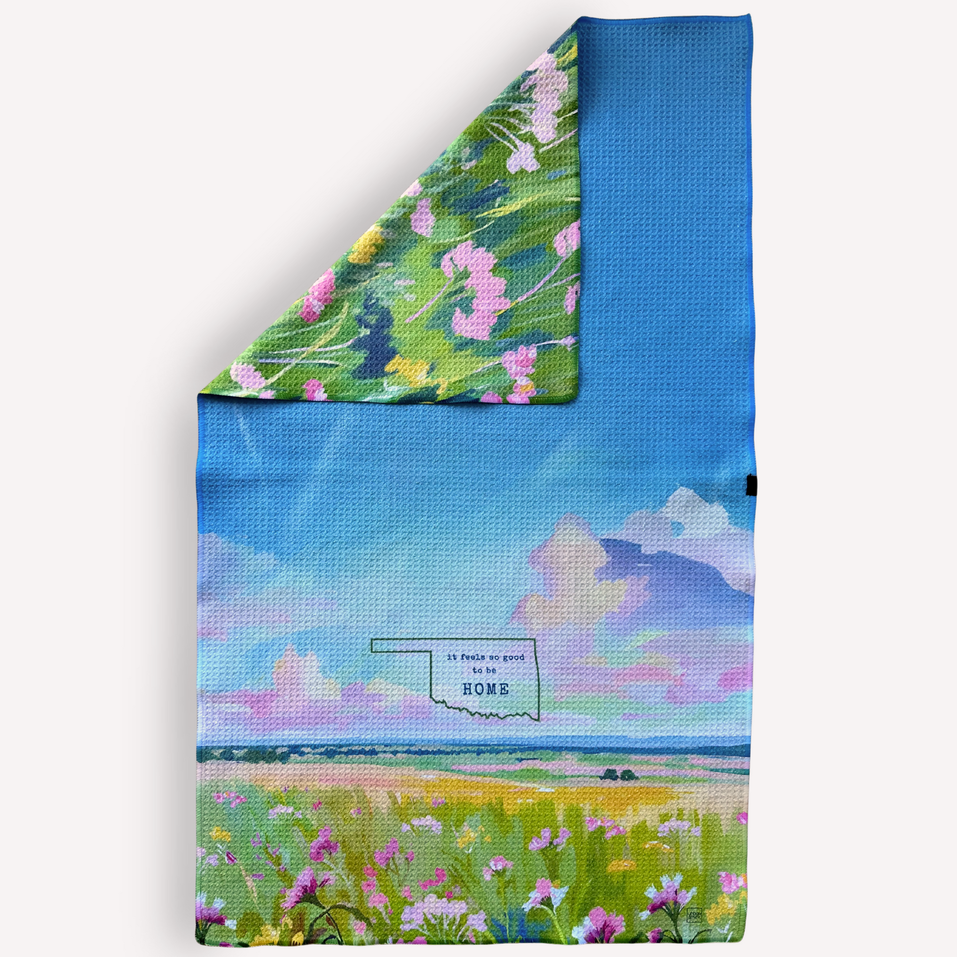 Oklahoma Towel  - flat lay with corner fold (2)