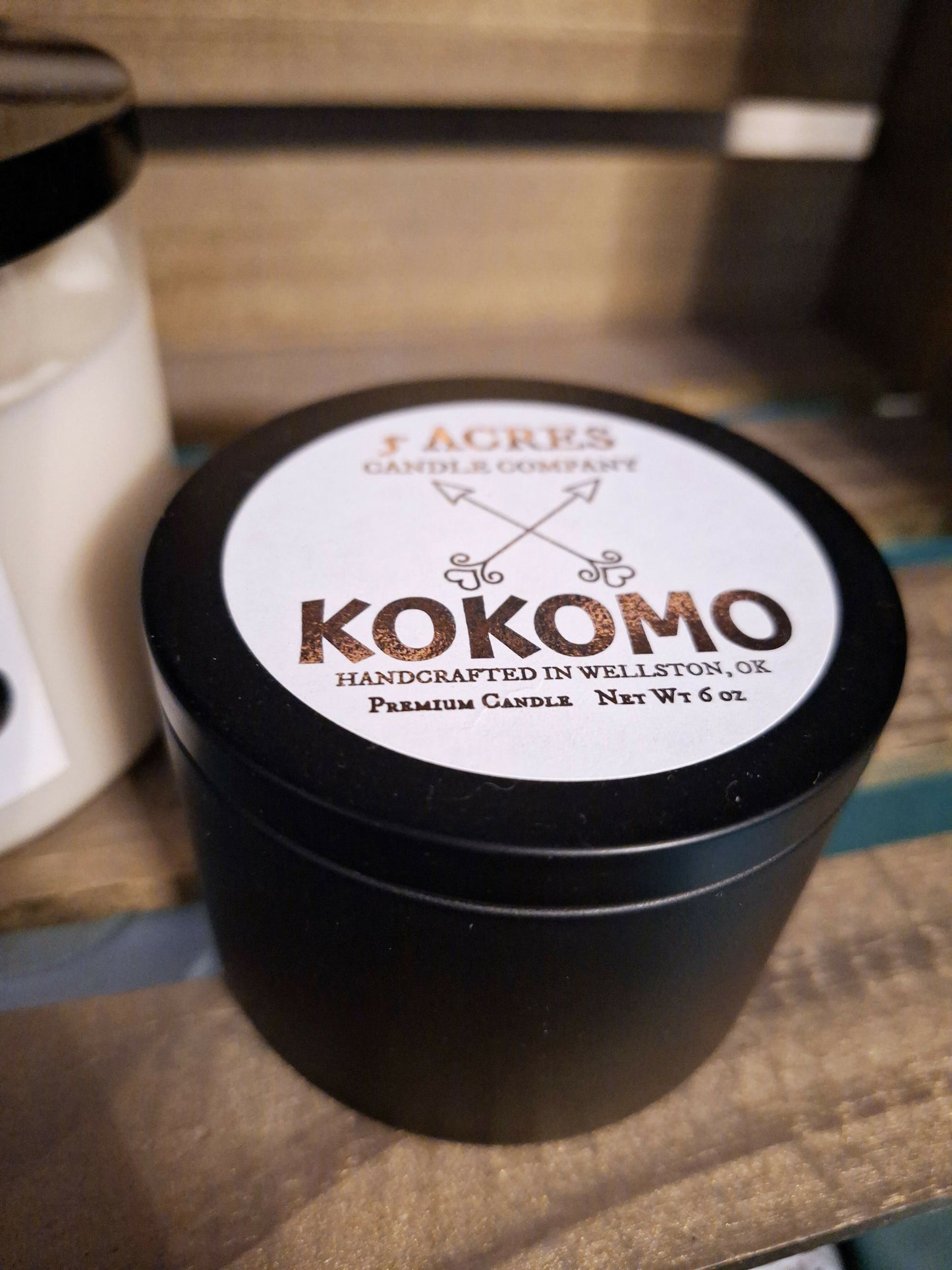 6 oz candle tin
