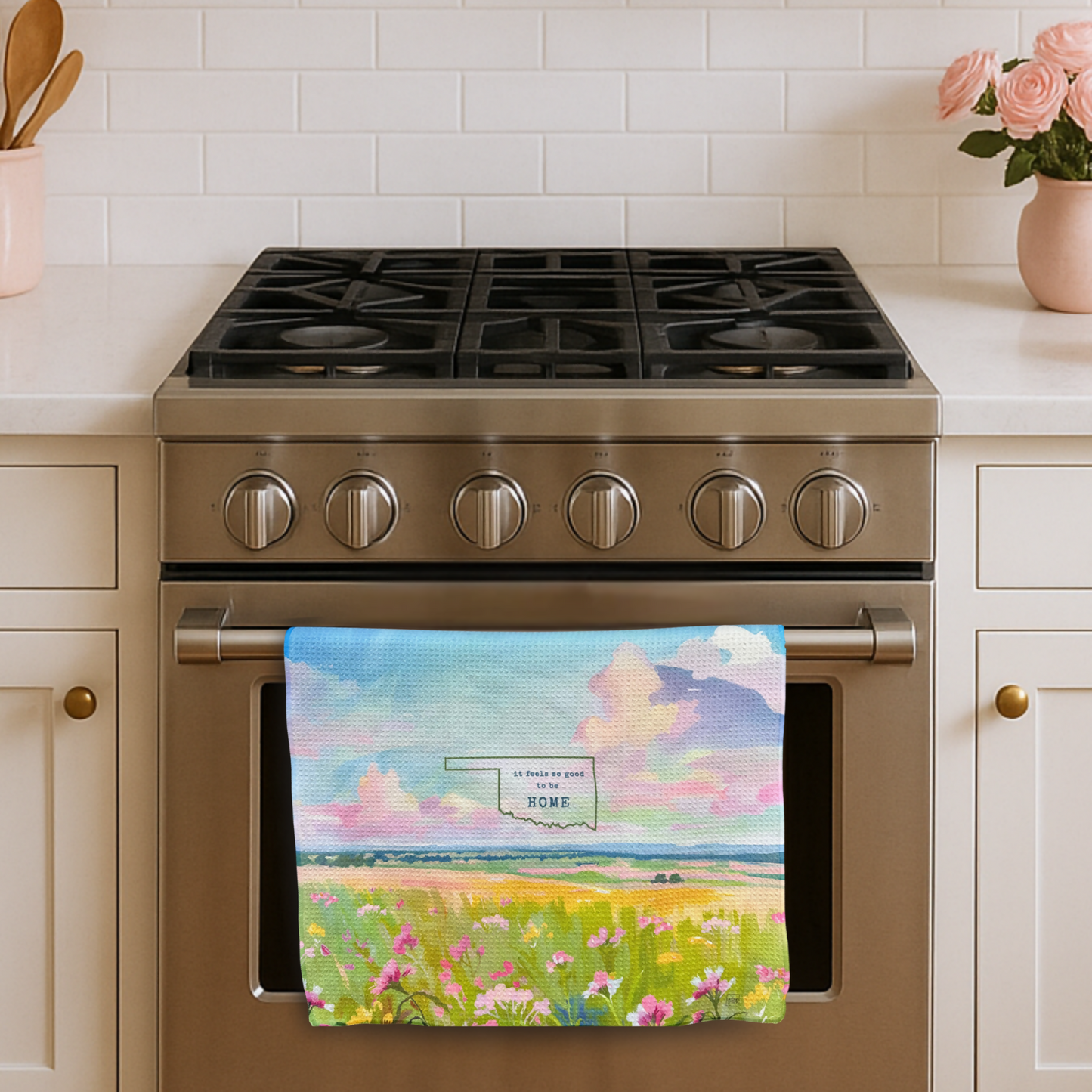 OK Good to Be Home  - FRONT - oven door