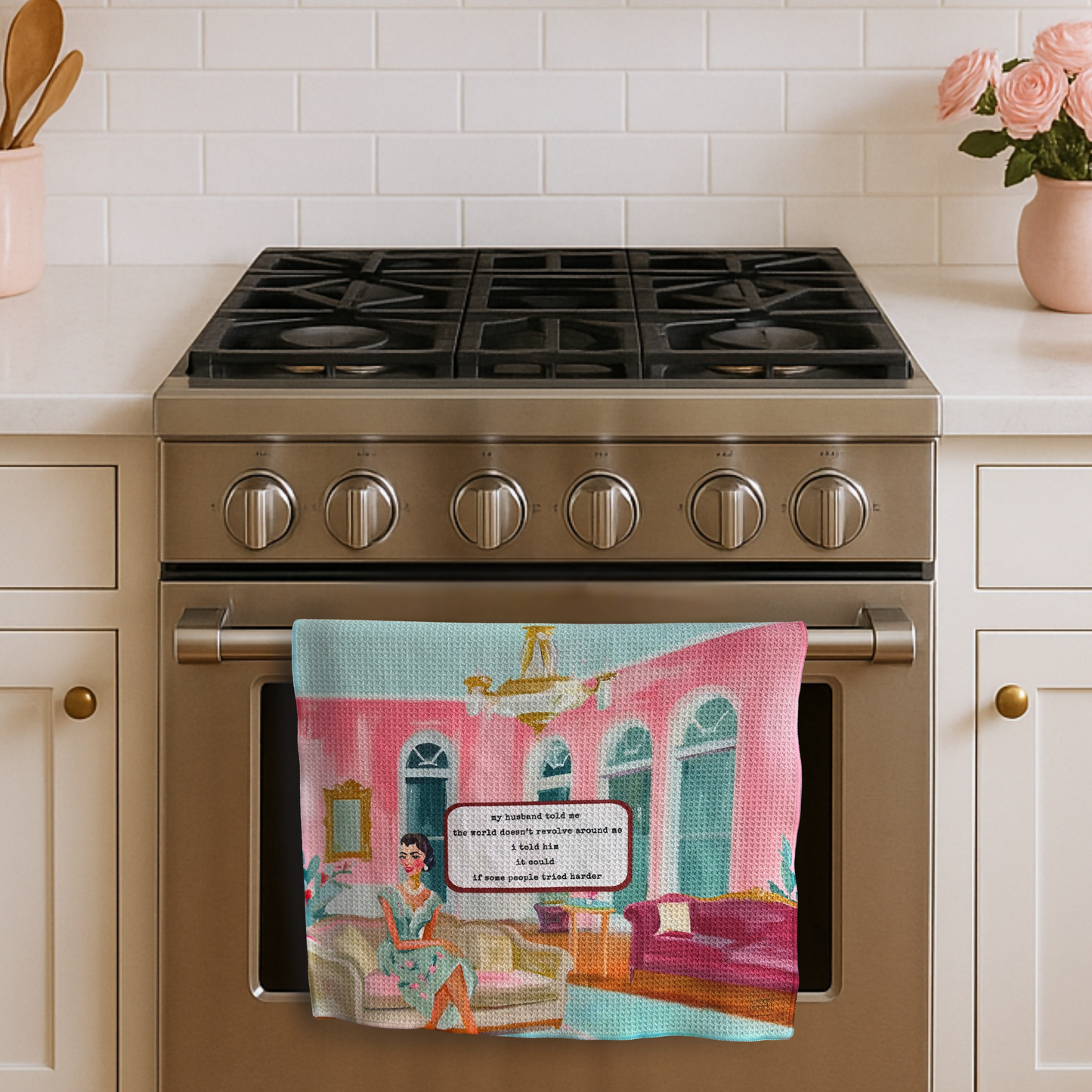 Revolve Around Me  - FRONT - oven door