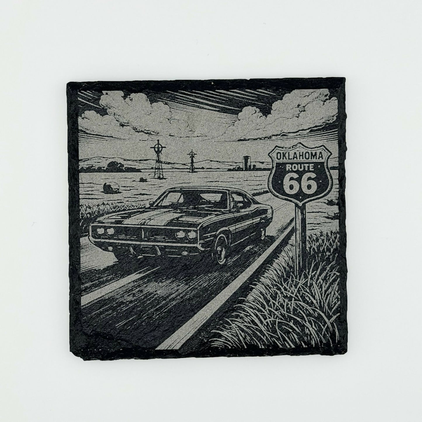 Route 66 Oklahoma Scenes - 6 Sets of 4 Coasters