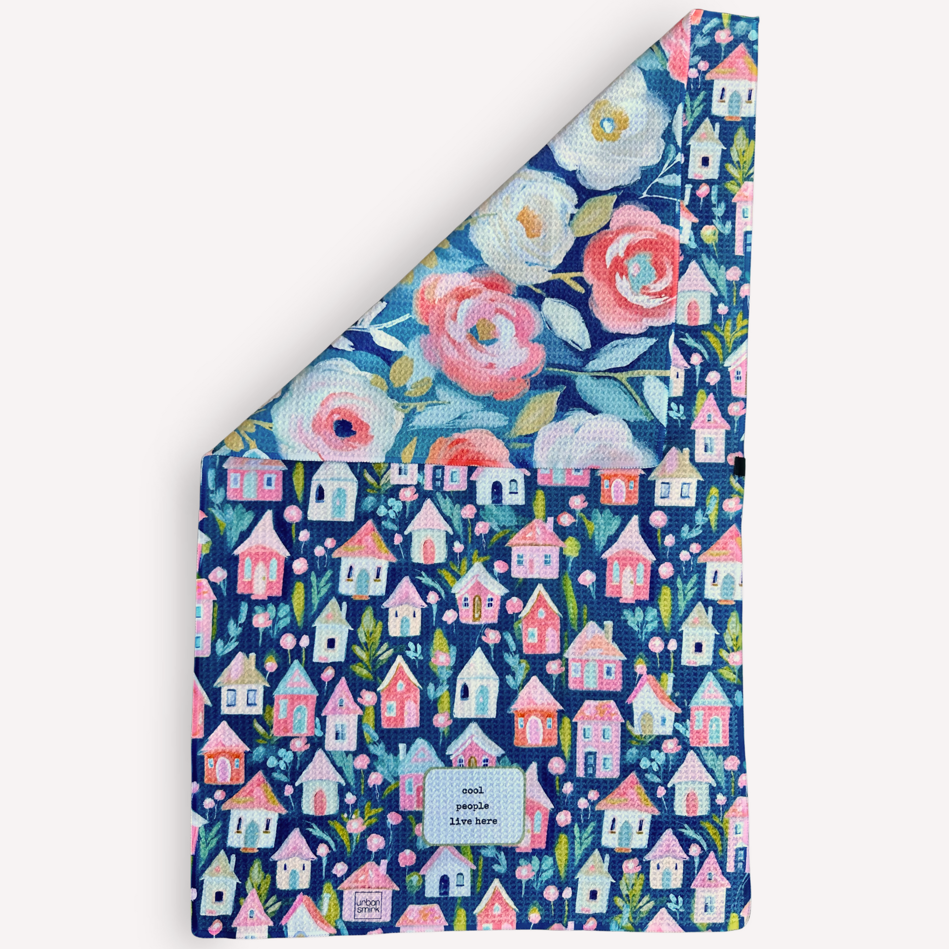 Cool People Live Here - flat lay with corner fold