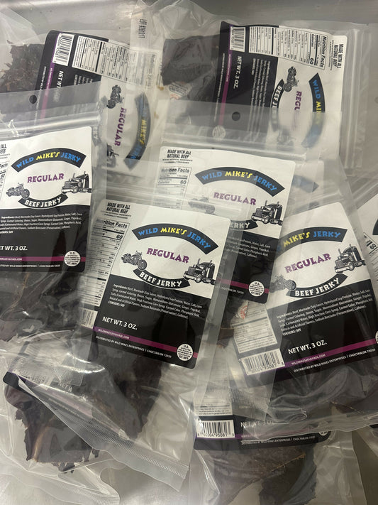 WILD MIKES "REGULAR" BEEF JERKY